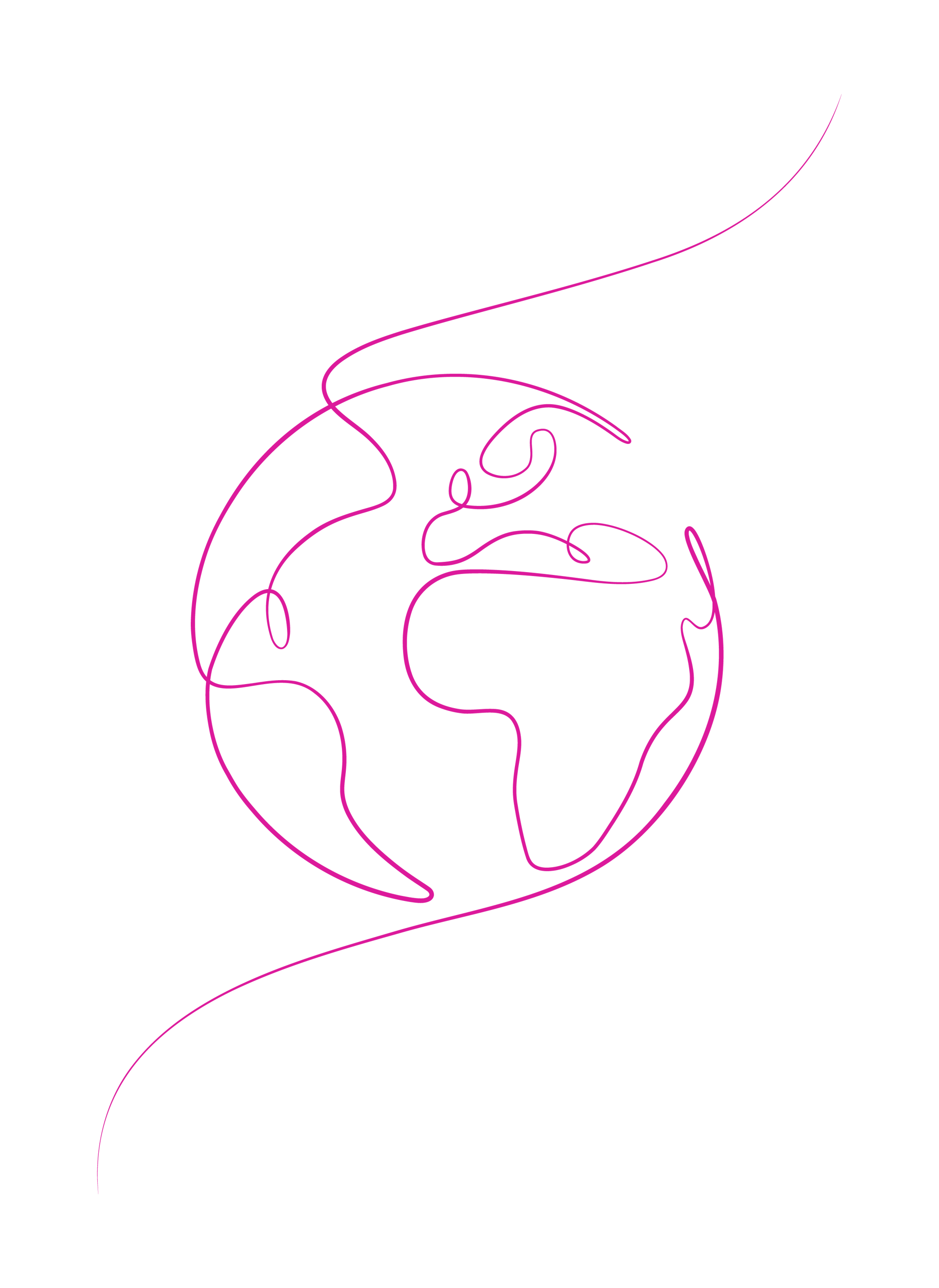 Illustration of the globe