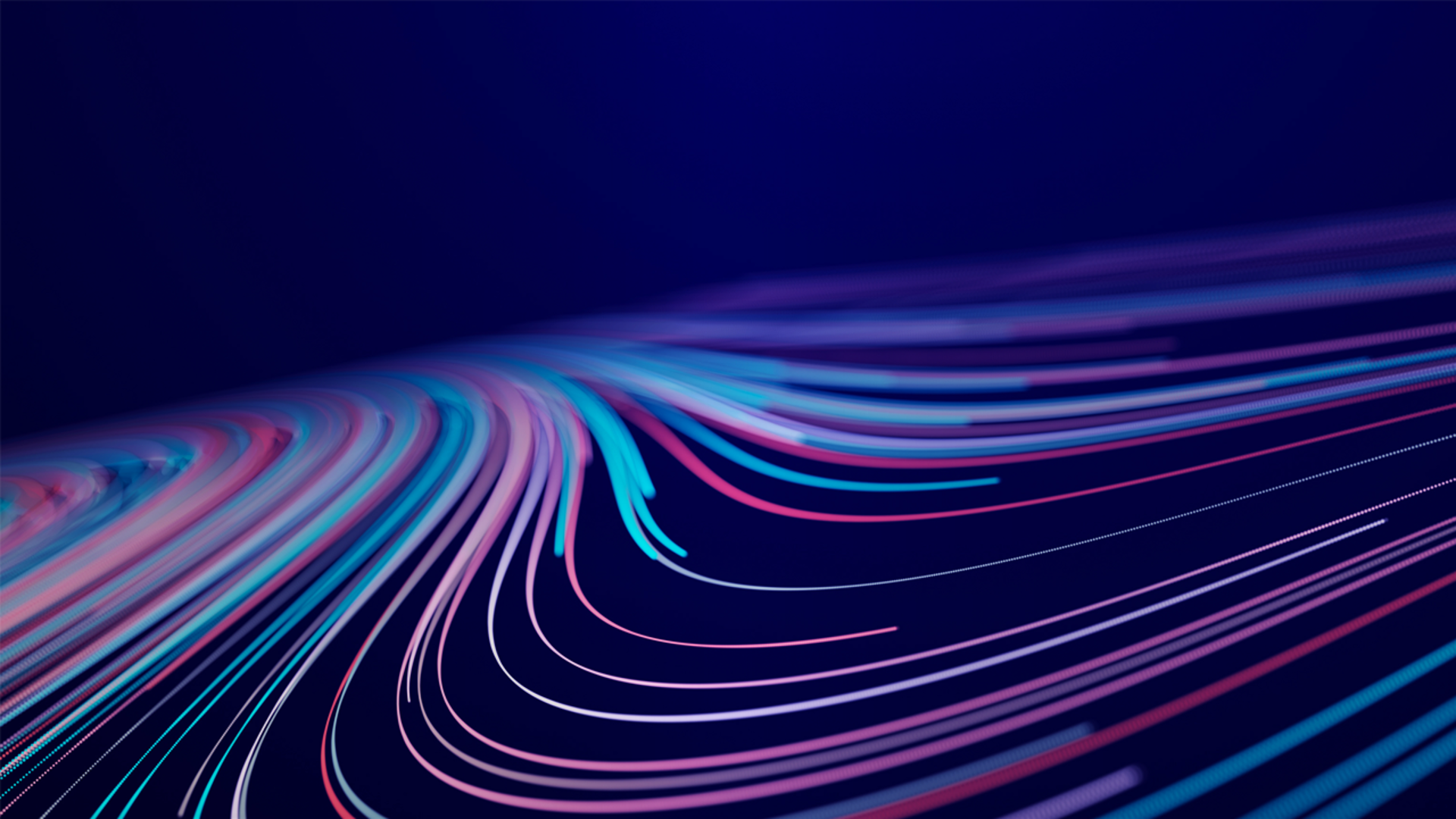 Abstract background featuring dynamic lines and curves in a harmonious blend of colors and shapes.